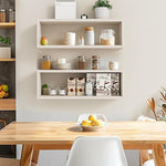Load image into Gallery viewer, KABOON Floating Shelves Cube--Beige Leather
