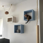 Load image into Gallery viewer, KABOON Floating Shelves Cube--Peace Blue
