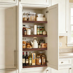 Load image into Gallery viewer, Wire Shelf Covers, Wire Rack Covers for Pantry, Closet (4pcs), Dark Walnut
