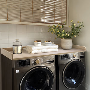 Kaboon Washer Dryer Countertop, Oak (Grey Tone)