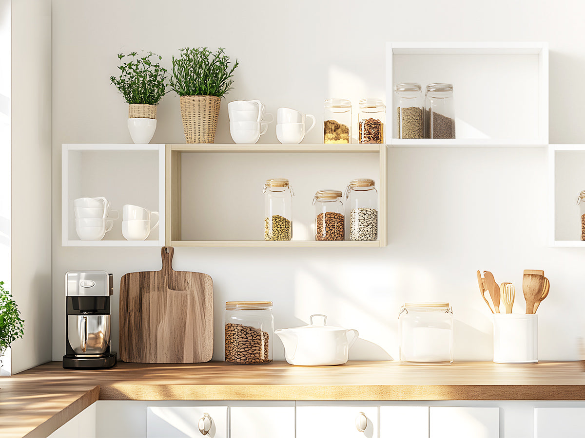 KABOON Floating Shelves Cube--White
