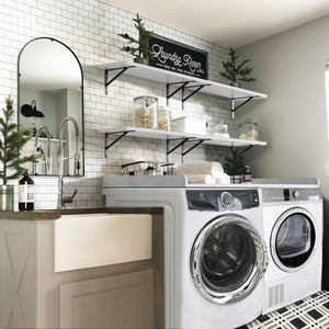 Kaboon Washer Dryer Countertop, White Rock