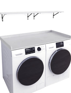 Kaboon Washer Dryer Countertop, White Rock