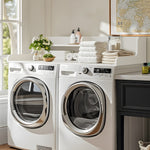 Load image into Gallery viewer, Kaboon Washer Dryer Countertop 2 Tier, Laundry Space Organizer, White

