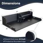 Load image into Gallery viewer, Kaboon Washer Dryer Countertop 2 Tier,Laundry Space Organizer,Black
