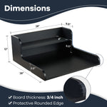 Load image into Gallery viewer, Kaboon Washer Dryer Countertop 2 Tier, 28" W x 28" D x 12" H, Black
