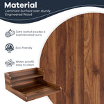 Load image into Gallery viewer, Kaboon Washer Dryer Countertop 2 Tier, 28" W x 28" D x 12" H, Dark Walnut
