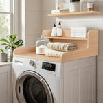 Load image into Gallery viewer, Kaboon Washer Dryer Countertop 2 Tier, Laundry Space Organizer, Light Walnut
