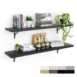 Load image into Gallery viewer, KABOON Floating Shelves for Wall, Set of 2--Cloud Atlas
