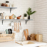 Load image into Gallery viewer, KABOON Floating Shelves for Wall, Set of 2--Gray

