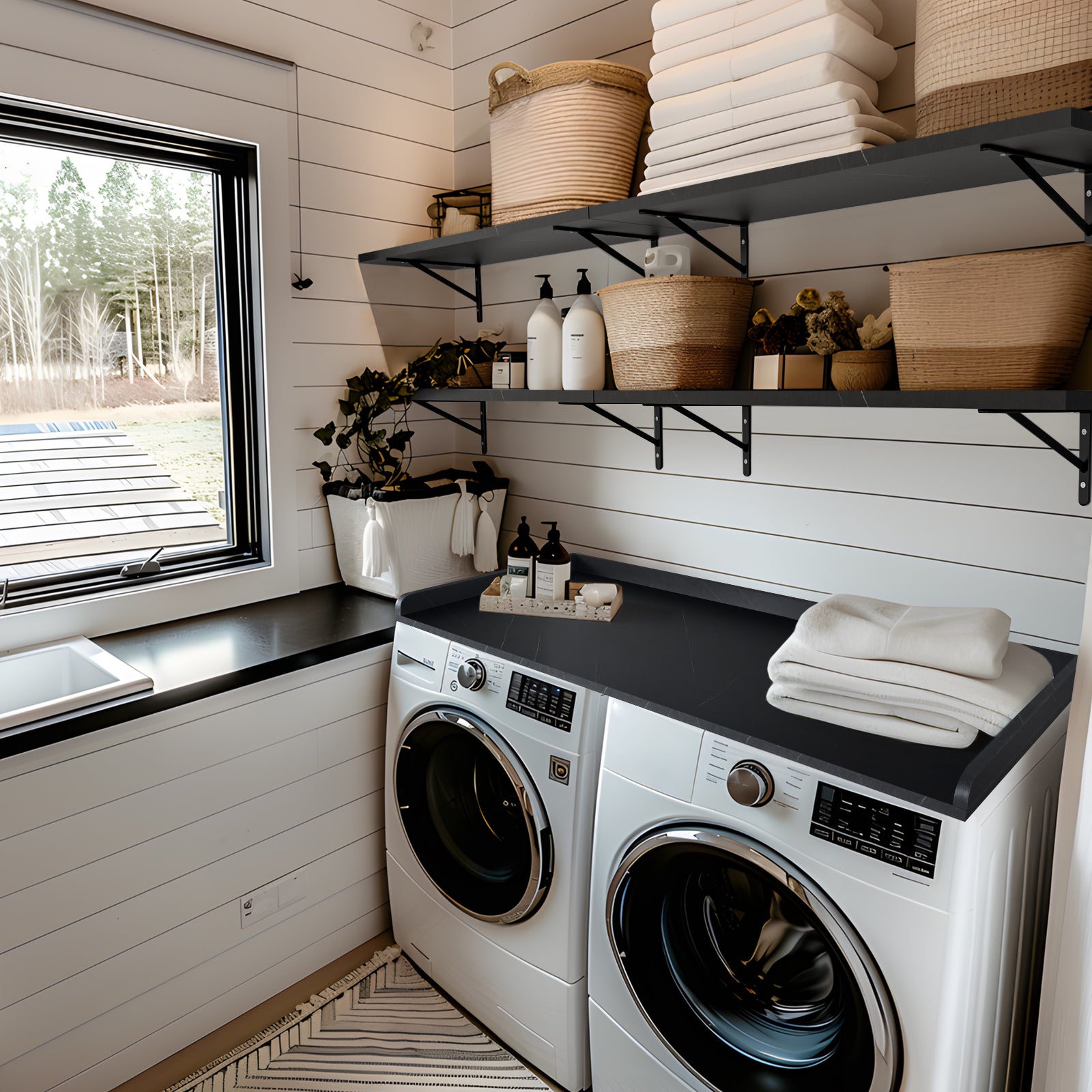 Kaboon Washer Dryer Countertop, Cloud atlas