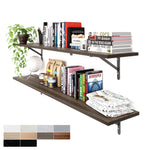 Load image into Gallery viewer, KABOON Floating Shelves for Wall, Set of 2--Eucalyptus
