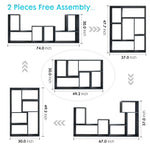 Load image into Gallery viewer, Kaboon Free Combination Shelf Unit--Cloud Atlas

