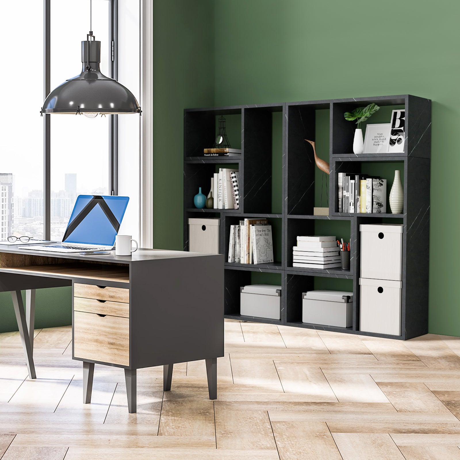 Kaboon Free Combination Shelf Unit--Cloud Atlas