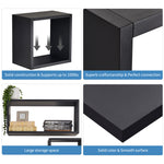 Load image into Gallery viewer, KABOON Floating Cube Shelves--Black
