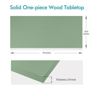 KABOON Solid Color Tabletop--Smoke Green-4 sizes