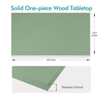 Load image into Gallery viewer, KABOON Solid Color Tabletop--Smoke Green-4 sizes
