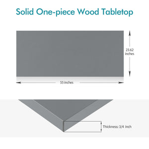 KABOON Solid Color Tabletop--Silver Gray-7 sizes