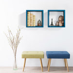 Load image into Gallery viewer, KABOON Floating Cube Shelves--Cyan
