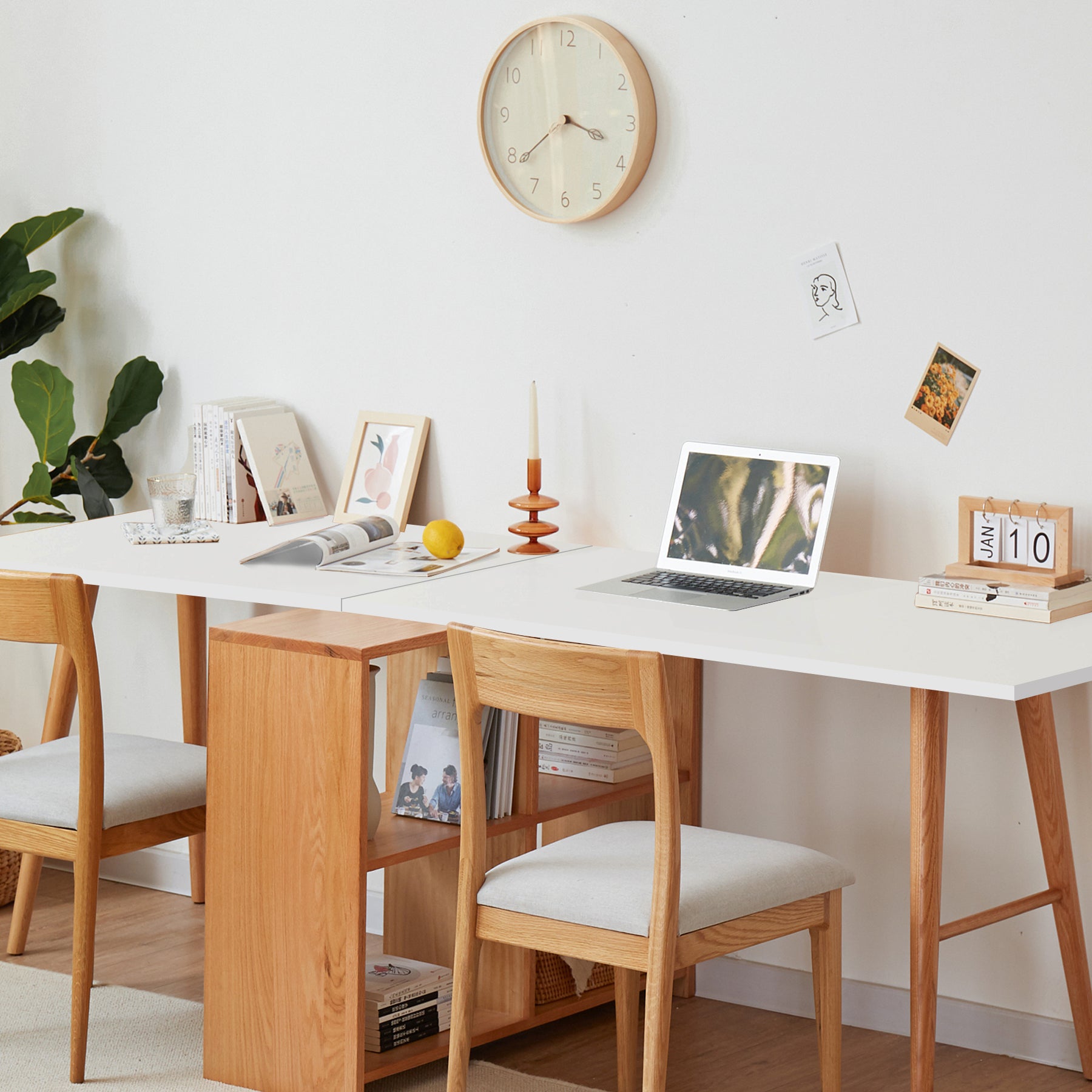 KABOON Solid Color Tabletop--White-Smooth version