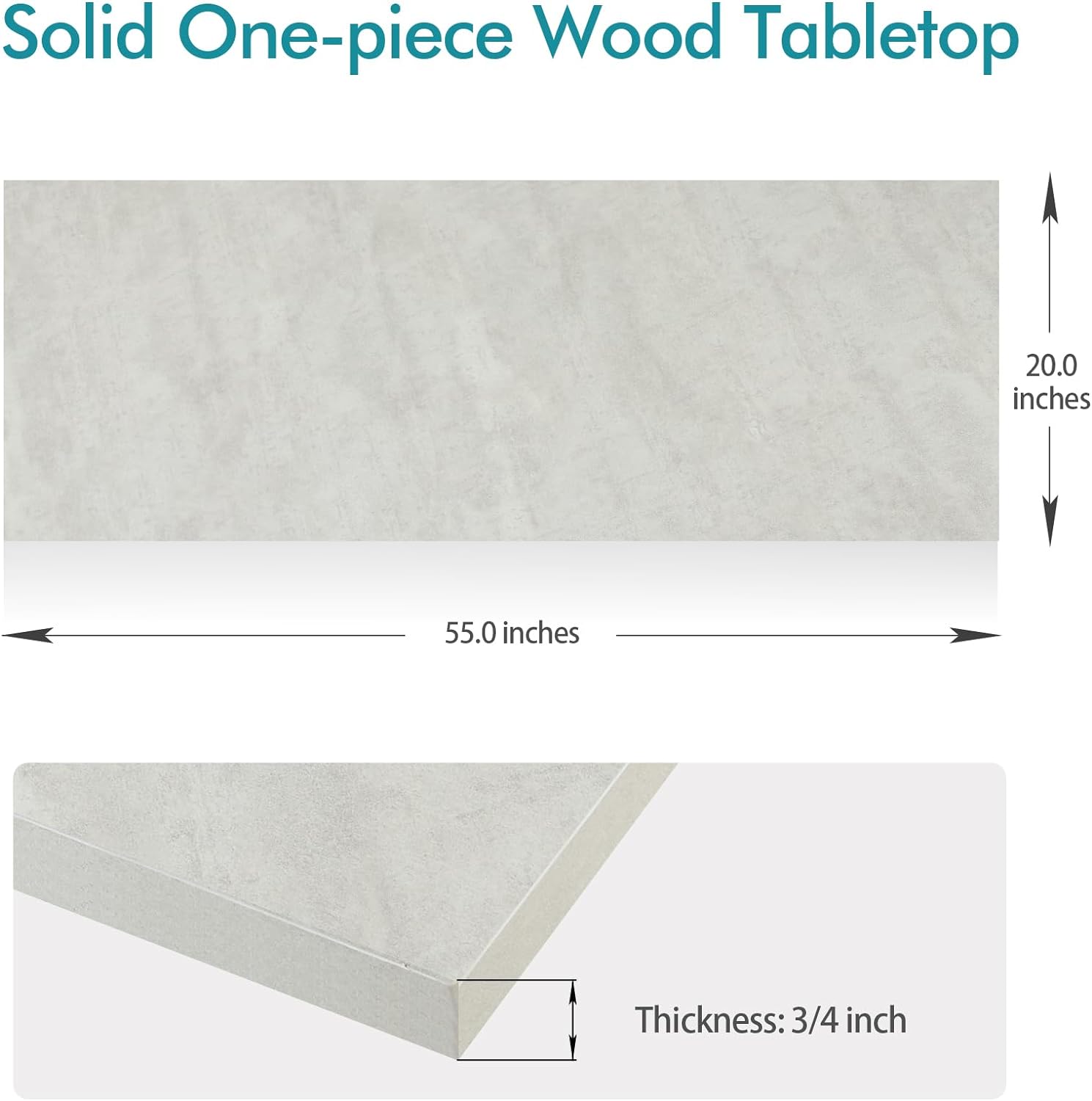 KABOON Universal Tabletop--Sea Salt-9 sizes