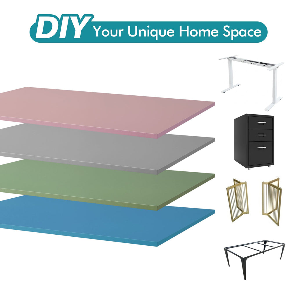 KABOON Pure Color TabletopCyan3 sizes+Free Shipping kaboondesk