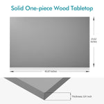 Load image into Gallery viewer, 46x24 one-piece wood table top in gray
