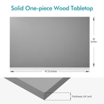 Load image into Gallery viewer, 48x30 one-piece wood table top in gray
