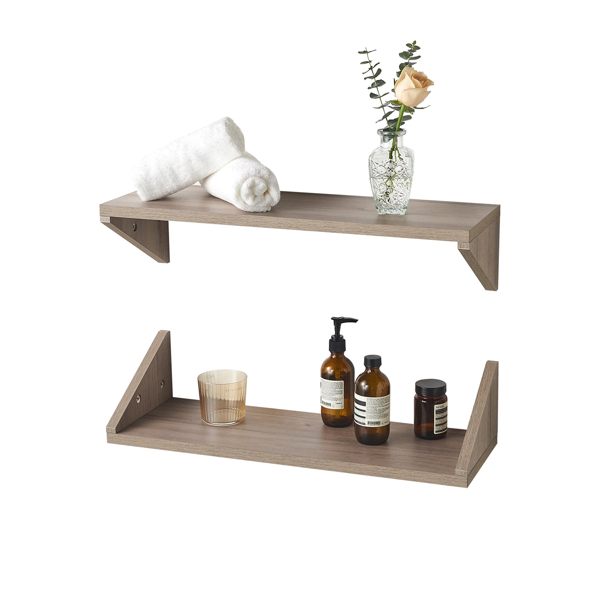 Kaboon Floating Shelves-U style-Oak