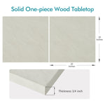 Load image into Gallery viewer, 20x20 one-piece wood table top in white
