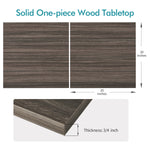 Load image into Gallery viewer, 20x20 one-piece wood table top in eucalyptus
