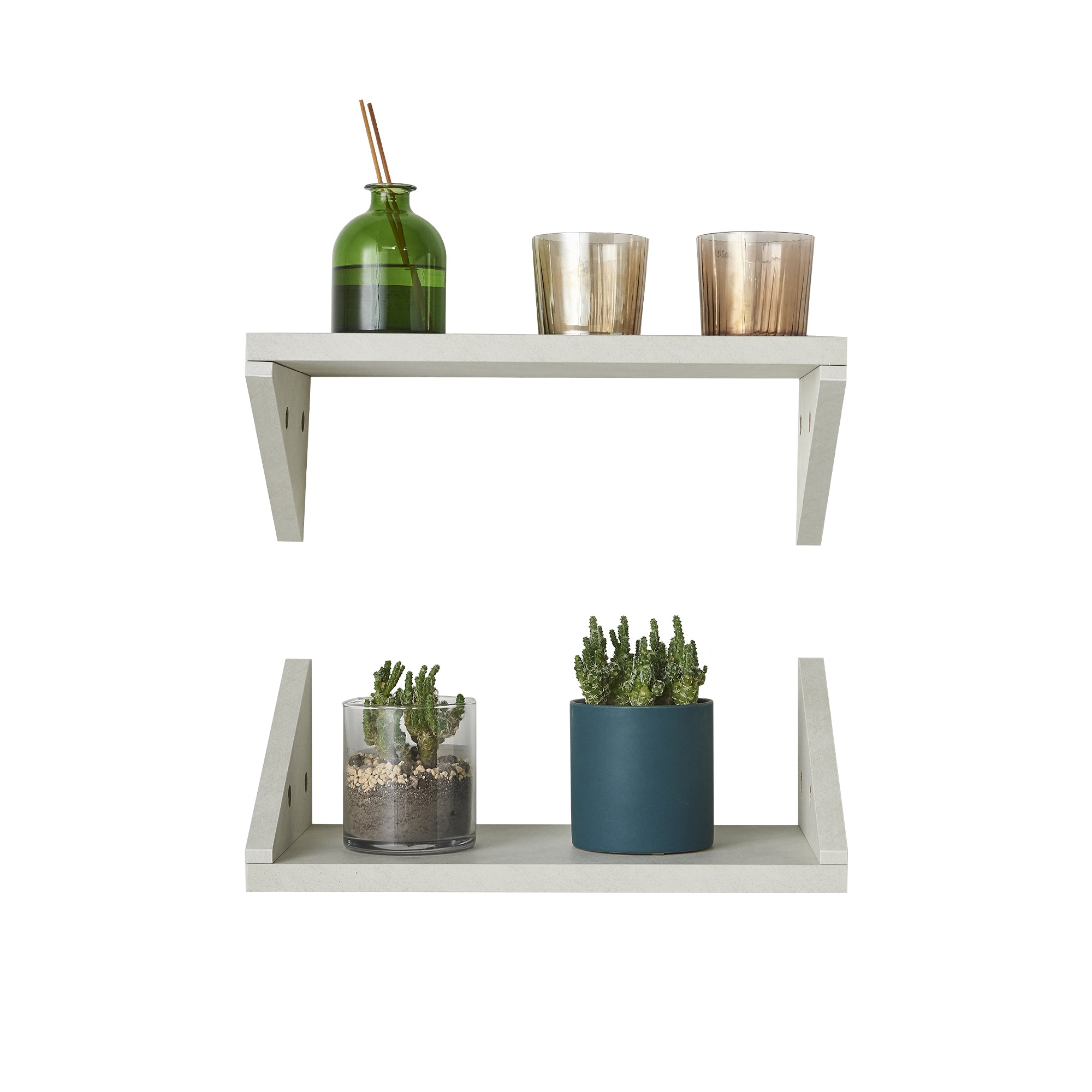 Kaboon Floating Shelves- U style-Sea Salt