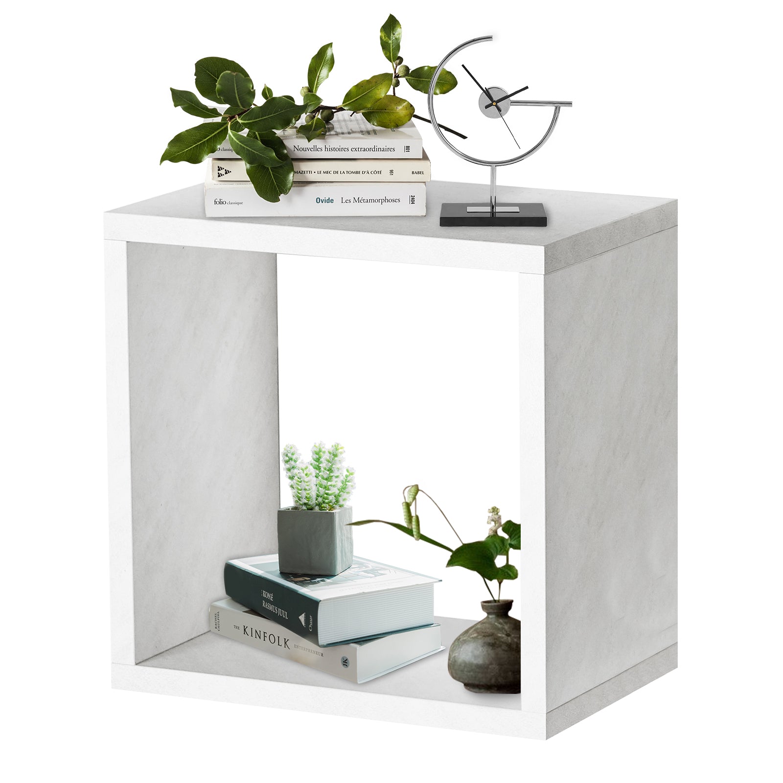 KABOON Floating Shelves Cube--Sea Salt